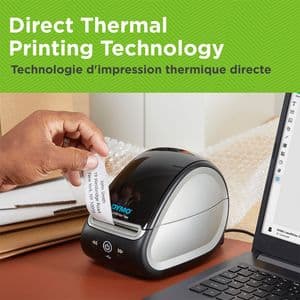 Picture 4 of Labelprinter Dymo LabelWriter 550 desktop zwart