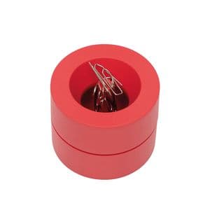 Picture 2 of Papercliphouder MAULpro magnetisch recycled Ø73x60mm rood