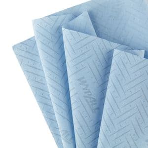 Picture 5 of Poetspapier WypAll L10 1-laags 800 vel blauw 7255