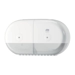 Picture 3 of Toiletpapierdispenser Tork T9 Elevation SmartOne klein duo wit 682000