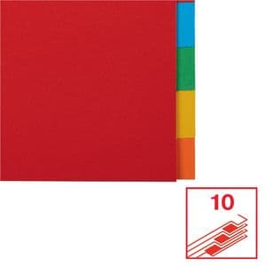 Picture 1 of Tabbladen Esselte Economy A4 10-delig karton 11-rings assorti