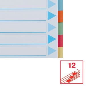 Picture 4 of Tabbladen Esselte Premium A4 12-delig karton 23-rings assorti