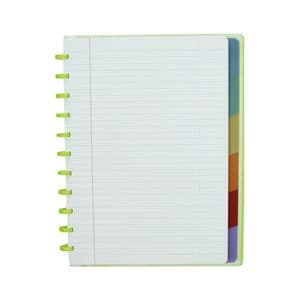 Picture 4 of Schrift Atoma A4+ lijn 120blz 90gr PP transparant assorti