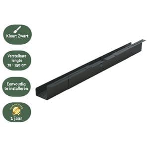 Picture 4 of Kabelgoot BRASQ verstelbaar 75-150cm CT100 zwart