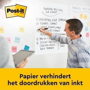 Picture 5 of Meeting chart Post-it 563R Super Sticky 50,8x58,4cm met tafelstandaard wit 20 vel