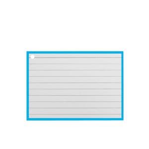 Picture 2 of Flashcards A7 Blauw incl. clipring 50 vel