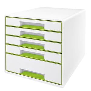 Picture 1 of Ladenblok Leitz WOW CUBE 5 laden wit/groen