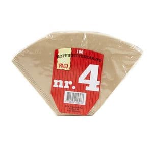 Picture 1 of Koffiefilter Paco bruin nummer 4 100 stuks