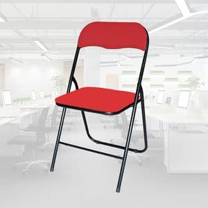 Picture 5 of Klapstoel BRASQ FC100 rood-zwart