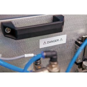 Picture 7 of Labeltape Dymo LabelManager D1 polyester 12mm duurzaam zwart op wit