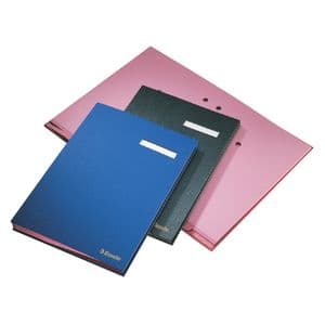 Picture 5 of Vloeiboek Esselte 6210 karton 20 tabbladen zwart