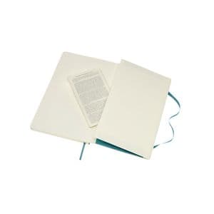 Picture 5 of Notitieboek Moleskine large 130x210mm lijn soft cover reef blue