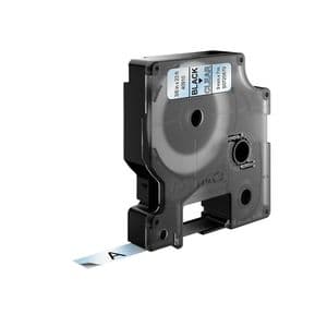 Picture 3 of Labeltape Dymo LabelManager D1 polyester 9mm zwart op transparant
