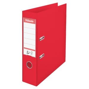 Picture 2 of Ordner Esselte No.1 Power VIVIDA 75mm 30% gerecycled PP folie rood