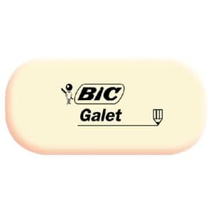Picture 1 of Gum Bic Galet pvc vrij zacht potlood wit