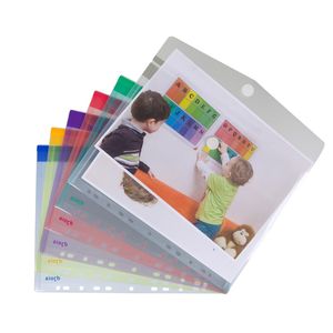 Picture 3 of Enveloptas Djois Color Collection A4 horizontaal geperforeerd assorti