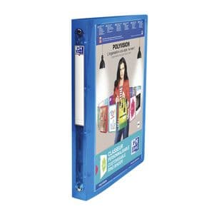 Picture 1 of Presentatieringband Oxford Polyvision A4 4-rings O-mech 30mm blauw