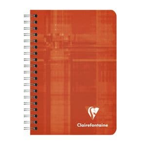 Picture 4 of Notitieboek Clairefontaine A7+ 95x140 ruit 5x5 100blz 90gr assorti
