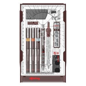 Picture 2 of Tekenset rOtring Isograph 7-delig