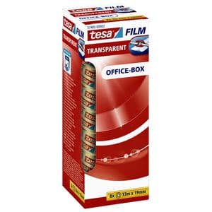 Picture 1 of Plakband tesafilm® 33mx19mm transparant 8 rollen