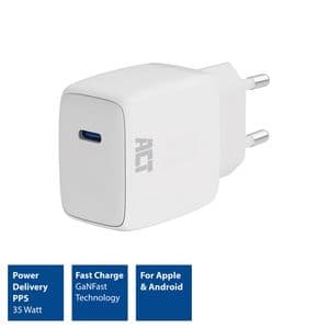 Picture 2 of Oplader ACT 35w 1-poort usb c wit