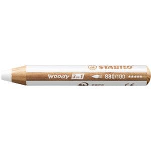 Picture 1 of Kleurpotloden STABILO 880 woody 3 in 1 multitalent wit