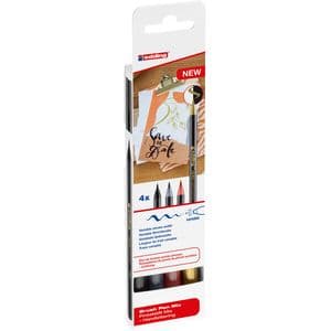 Picture 2 of Brushpen edding 1340 letteringset assorti set à 4 stuks