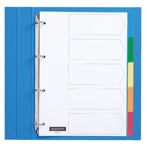 Picture 2 of Tabbladen Quantore 4-gaats 5-delig assorti tabs PP