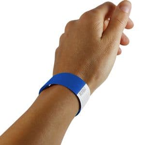 Picture 3 of Polsband Combicraft Tyvek blauw 100 stuks