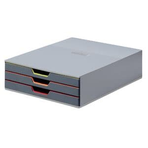 Picture 1 of Ladenbox Durable Varicolor 3 laden grijs