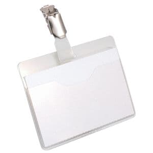 Picture 1 of Badge Durable 8106 met clip liggend open 60x90mm