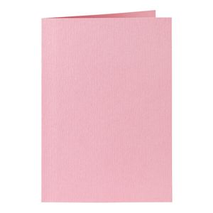 Picture 1 of Correspondentiekaart Papicolor dubbel 105x148mm babyroze pak à 6 stuks