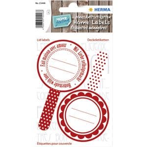 Picture 2 of Etiket HERMA 15446 keuken new look rood