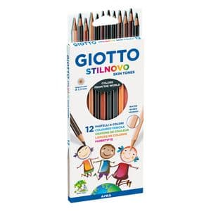 Picture 1 of Kleurpotlood Giotto Stilnovo Skin Tones set à 12 kleuren