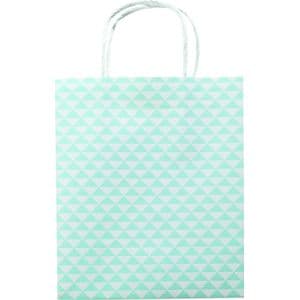 Picture 2 of Tas met handvat Folia kraftpapier 115gr 18x21x8cm wit set à 3 dessins