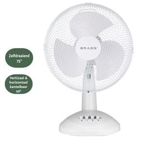 Picture 6 of Tafelventilator BRASQ F400 Ø 30cm wit