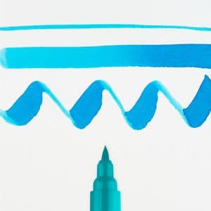 Picture 2 of Brushpen Talens Ecoline turquoiseblauw