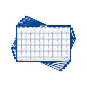 Picture 4 of Jaarplanner 2026 Legamaster 1 persoon 90x60cm horizontaal gelamineerd Engelstalig