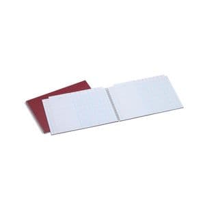 Picture 1 of Tabellarisch register Djois Atlanta 247x351mm 2x8kolommen 108blz rood