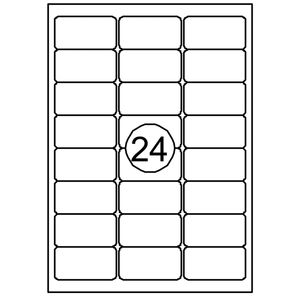 Picture 1 of Etiket Quantore 63.5x33.9mm 2400 stuks