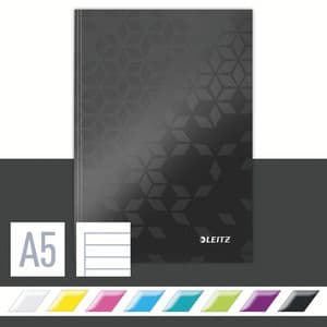 Picture 3 of Notitieboek Leitz WOW A5 lijn zwart