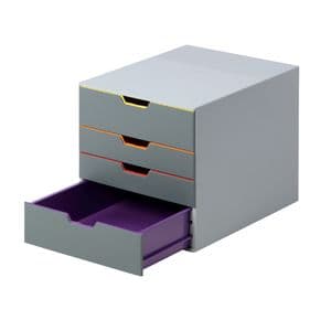 Picture 1 of Ladenbox Durable Varicolor 4 laden grijs