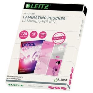 Picture 1 of Lamineerhoes Leitz iLAM A5 2x125micron EVA 100stuks