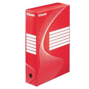 Picture 1 of Archiefdoos Esselte Boxycolor 80mm 352x250mm rood