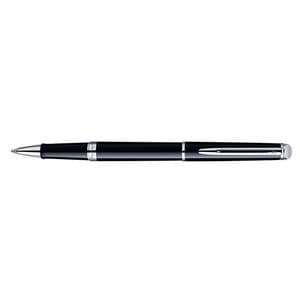 Picture 1 of Rollerpen Waterman Hémisphère black lacquer CT fijn