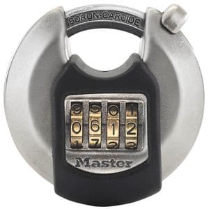 Picture 1 of Hangslot MasterLock Excell combinatieslot staal 70mm