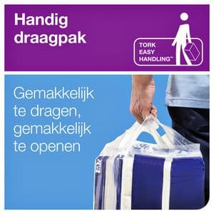 Picture 5 of Handdoek Tork H2 Xpress Premium multifold 2-laags 212x340mm 21x110 vel wit 100288