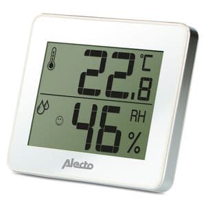 Picture 1 of Thermometer hygrometer Alecto WS-55 wit - zilver