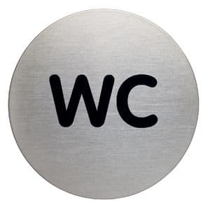 Picture 1 of Infobord pictogram Durable 4907 wc rond 83mm