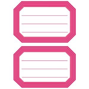 Picture 1 of Etiket HERMA 5712 82x55mm schrift rode rand 12 stuks